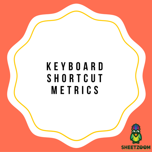Keyboard Shortcut Metrics